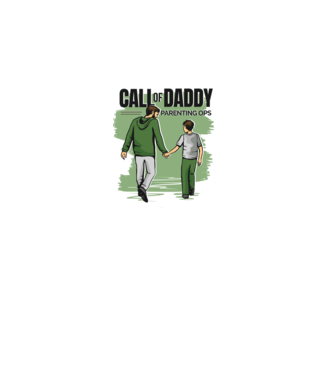 Call of Daddy - Pentru tata model gri pe tricou