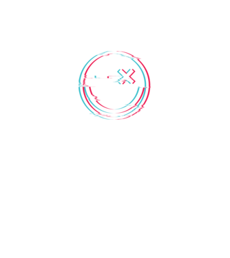 Smile glitch neon tiktok style model negru pe tricou
