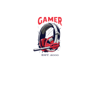 Gamer est. 2000 model galben neon pe tricou