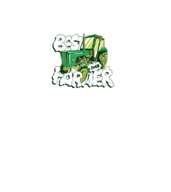Best Farmer Ever cu Tractor model negru pe tricou
