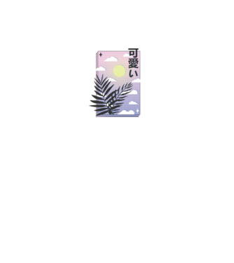 Vaporwave Val model alb pe tricou