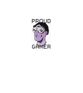 Ochelarii VR Proud Gamer model negru pe tricou
