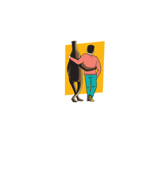 Amici de pahar model gri pe tricou