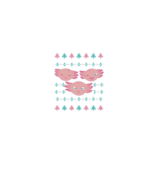 Pulover urât Axolotl model negru pe tricou