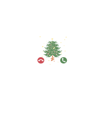 Christmas is calling model negru pe tricou