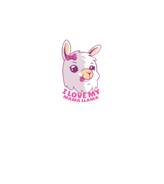 I Love My Papa Llama tricou drăguț cu lamă pentru bunica model negru pe tricou