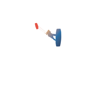 Kite Surfer model alb pe tricou