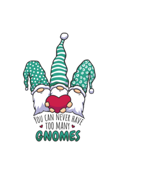 You can never have too many Gnomes model albastru deschis pe tricou
