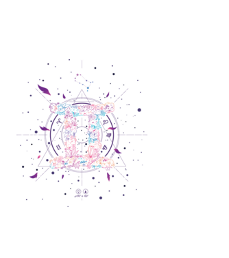 Gemini Zodiac model negru pe tricou