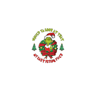 Would ya look at that - Grinch model albastru jeanși pe tricou