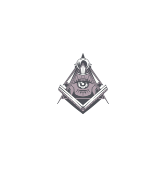 Masoni Illuminati model albastru regal pe tricou