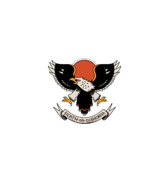 Eagle Tatuaj model turcoaz pe tricou