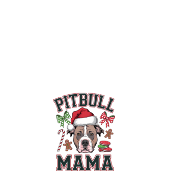 Pitbull Mama model alb pe tricou