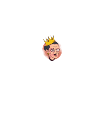Ruth Bader Ginsburg model negru pe tricou