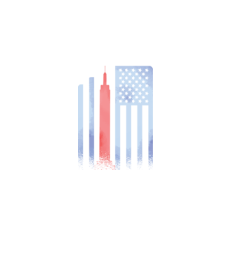 Usa Empire State Building model alb pe tricou