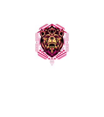 Lion geometry model negru pe tricou
