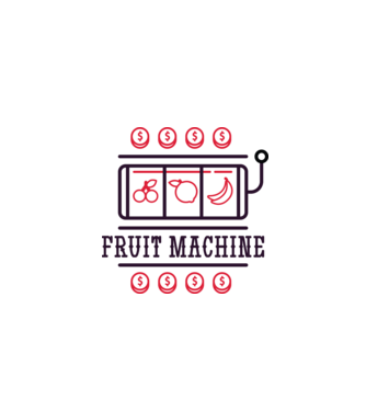 Fruit Machine Slot Machine model alb pe tricou