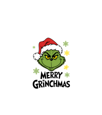 Merry Grinchmas Alb model alb pe tricou