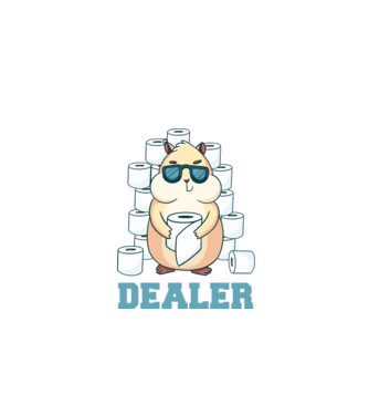 Dealer model negru pe tricou
