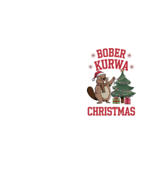 Bober Kurwa Christmas 3 model galben neon pe tricou