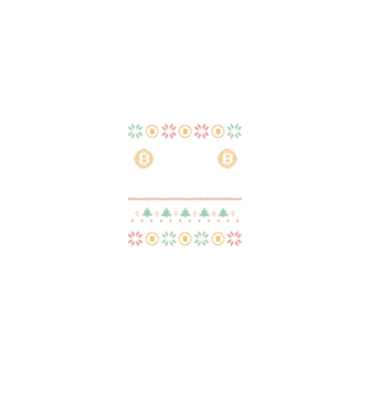 Buy the Dip Bitcoin Ugly Sweater model negru pe tricou