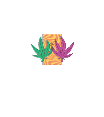 Frunze marijuana salut model albastru jeanși pe tricou