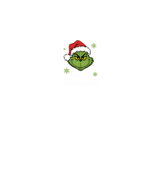 Merry Grinchmas Negru model negru pe tricou