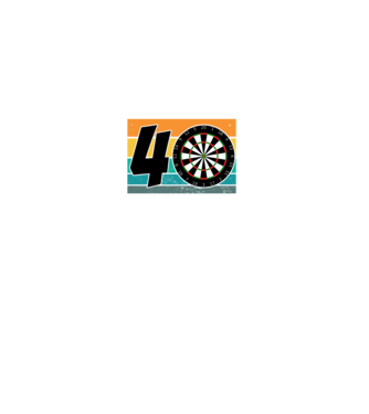 'I''m not 40 I''m double 20 darts birthday' model turcoaz pe tricou