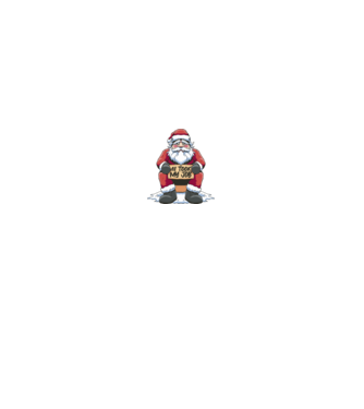 AI took my job Santa model albastru jeanși pe tricou