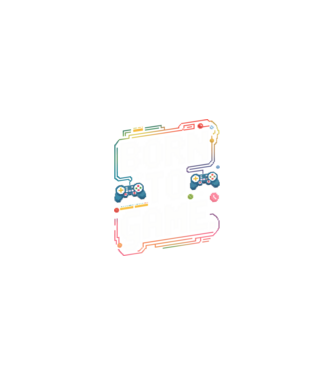 Born to Game Pixel Negru model nisipiu pe tricou