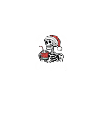 Dead inside, but it's christmas Negru model negru pe tricou