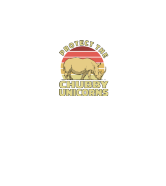 Protejați Unicornii - Rinocerii plinuți model negru pe tricou