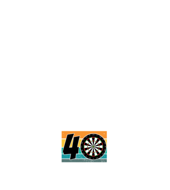'I''m not 40 I''m double 20 darts birthday' model negru pe tricou