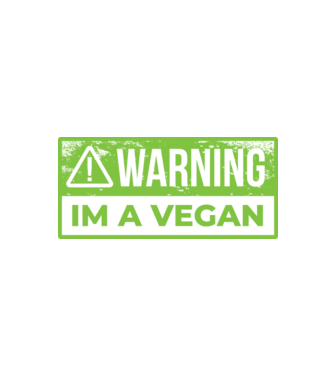 Atenție, sunt vegan model negru pe tricou