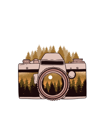 Natură Fotograf tricou fotograf model alb pe tricou