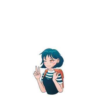 Anime fată model nisipiu pe tricou