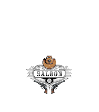 Cowboy saloon western model nisipiu pe tricou