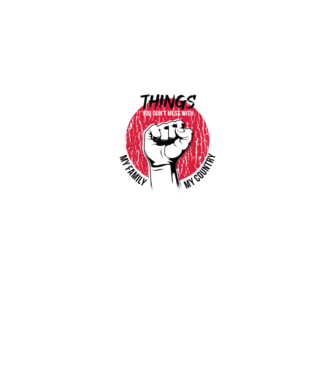 3 lucruri de care să nu te legi: Familia mea, țara mea și libertatea mea model gri pe tricou