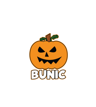bunic model negru pe tricou