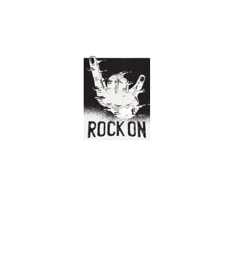 Rock On model roz pe tricou