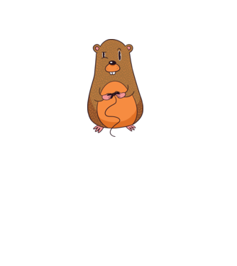 Hamster Gamer model gri pe tricou