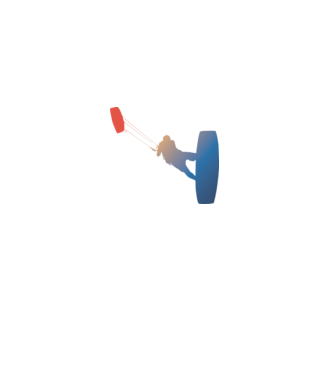 Kite Surfer model alb pe tricou