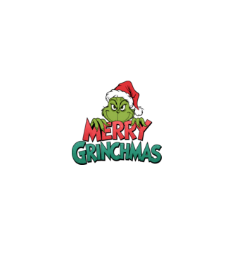 Merry Grinchmas model negru pe tricou