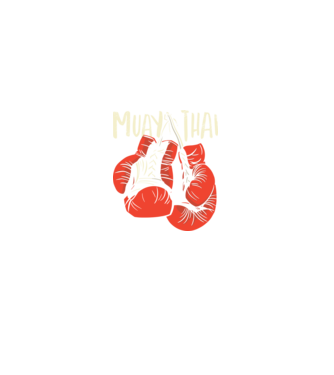 Muay Thai model negru pe tricou