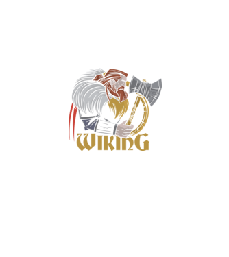 Viking model albastru jeanși pe tricou