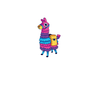 Fortnite LLama - Tricou gamer cu lama model verde neon pe tricou