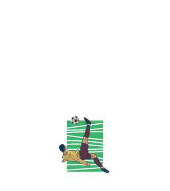 Fotbalist foarfecă model verde pe tricou
