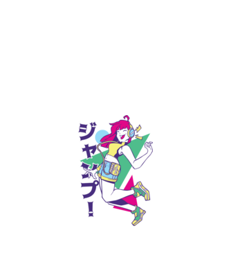Anime fată retro model albastru închis pe tricou
