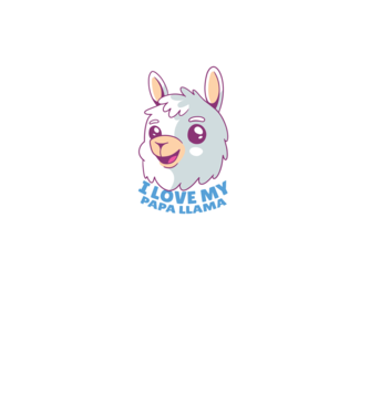 I Love My Papa Llama tricou drăguț cu lamă pentru bunicul model gri pe tricou