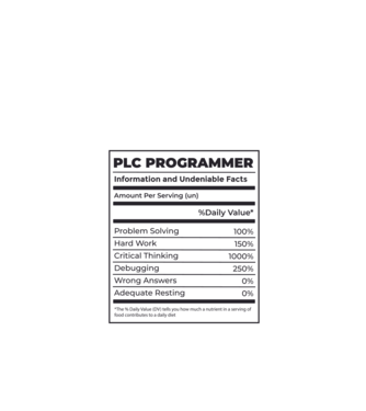 Programator PLC model negru pe tricou